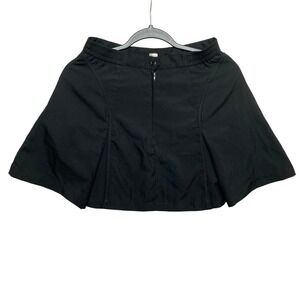 Sergio Tacchini Black Pleated Skirt Tennis Golf Athletic Sportswear Womens 10‎